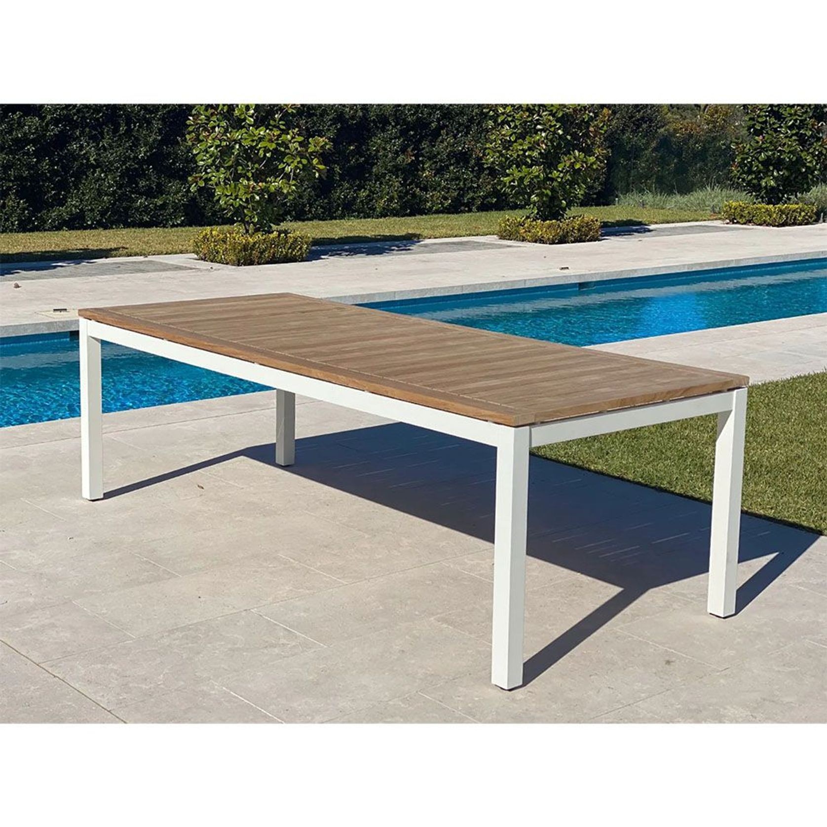 Barcelona Outdoor Table with 8 Serang Chairs gallery detail image