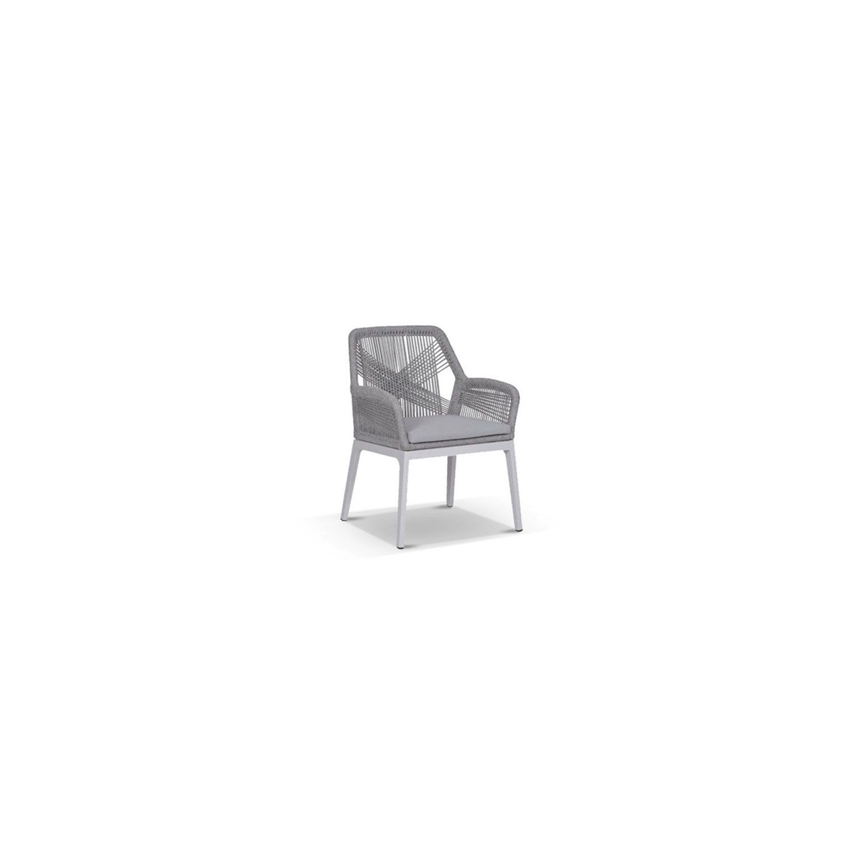 Adele Ceramic Outdoor table with 8 Serang Chairs gallery detail image