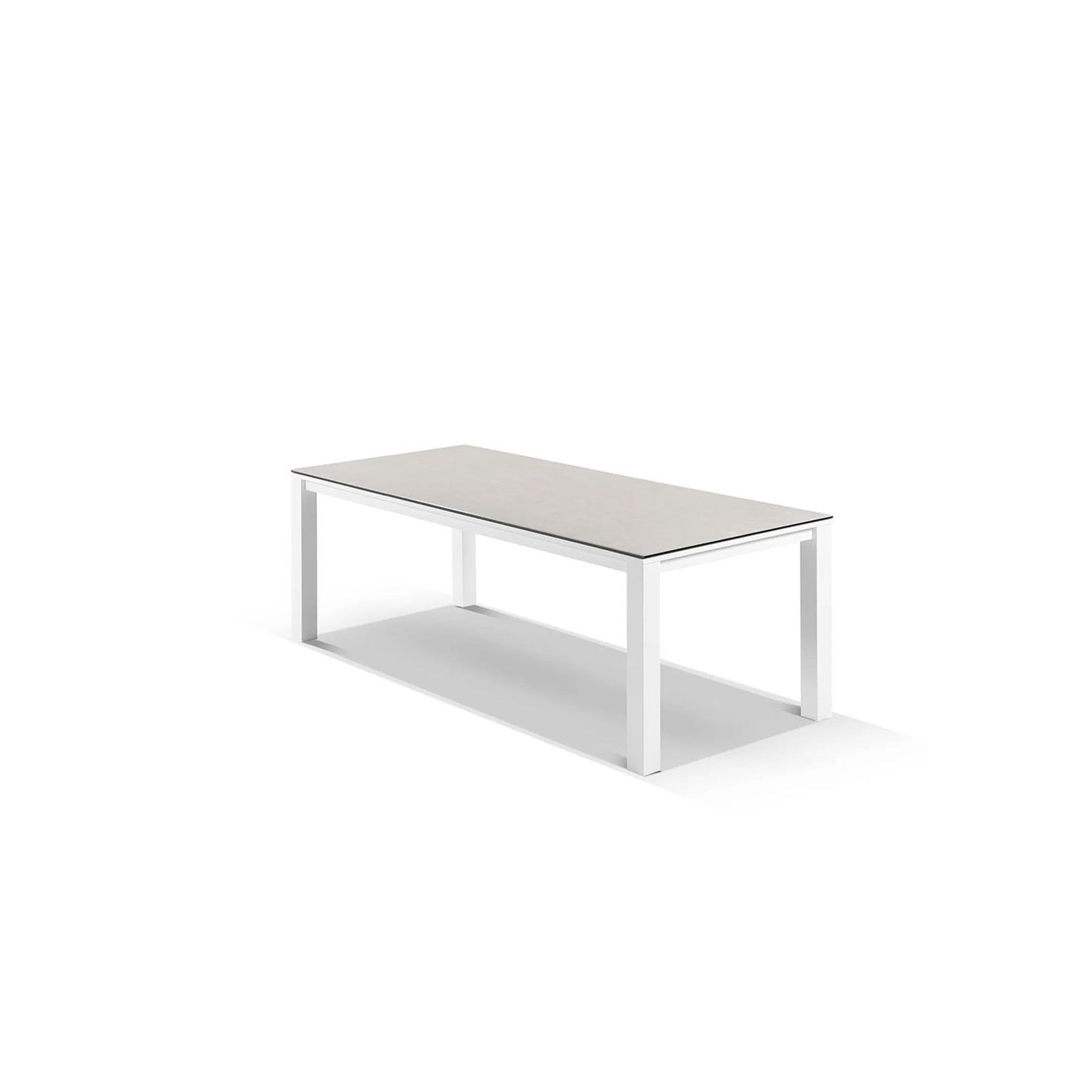 Adele Ceramic Outdoor table with 8 Serang Chairs gallery detail image