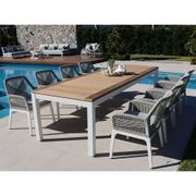Barcelona Outdoor Table with 8 Serang Chairs gallery detail image
