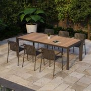Roku Outdoor Arm Chair in Matt Charcoal gallery detail image