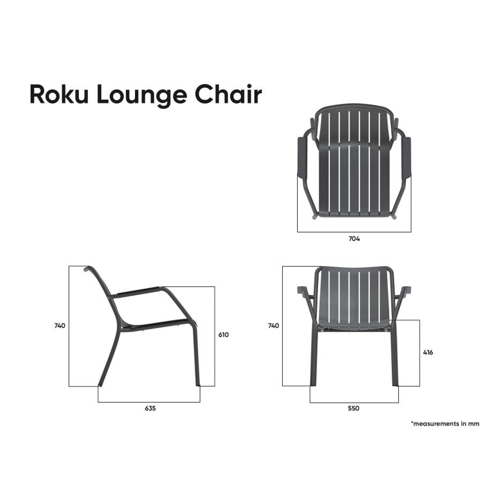 Roku Outdoor Lounge Chair gallery detail image