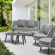 Tiki Swivelling Synthetic Wicker Lounge - Outdoor Chair gallery detail image