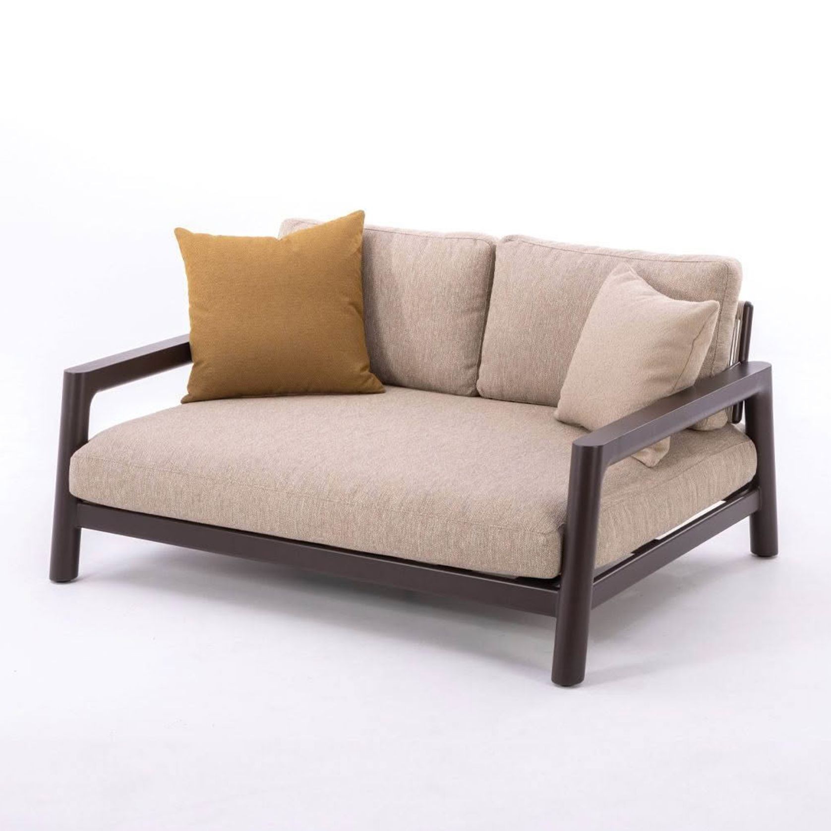 Tolo 3 Seater - Dark Brown gallery detail image