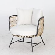 Arden Bamboo Wicker Outdoor Armchair gallery detail image