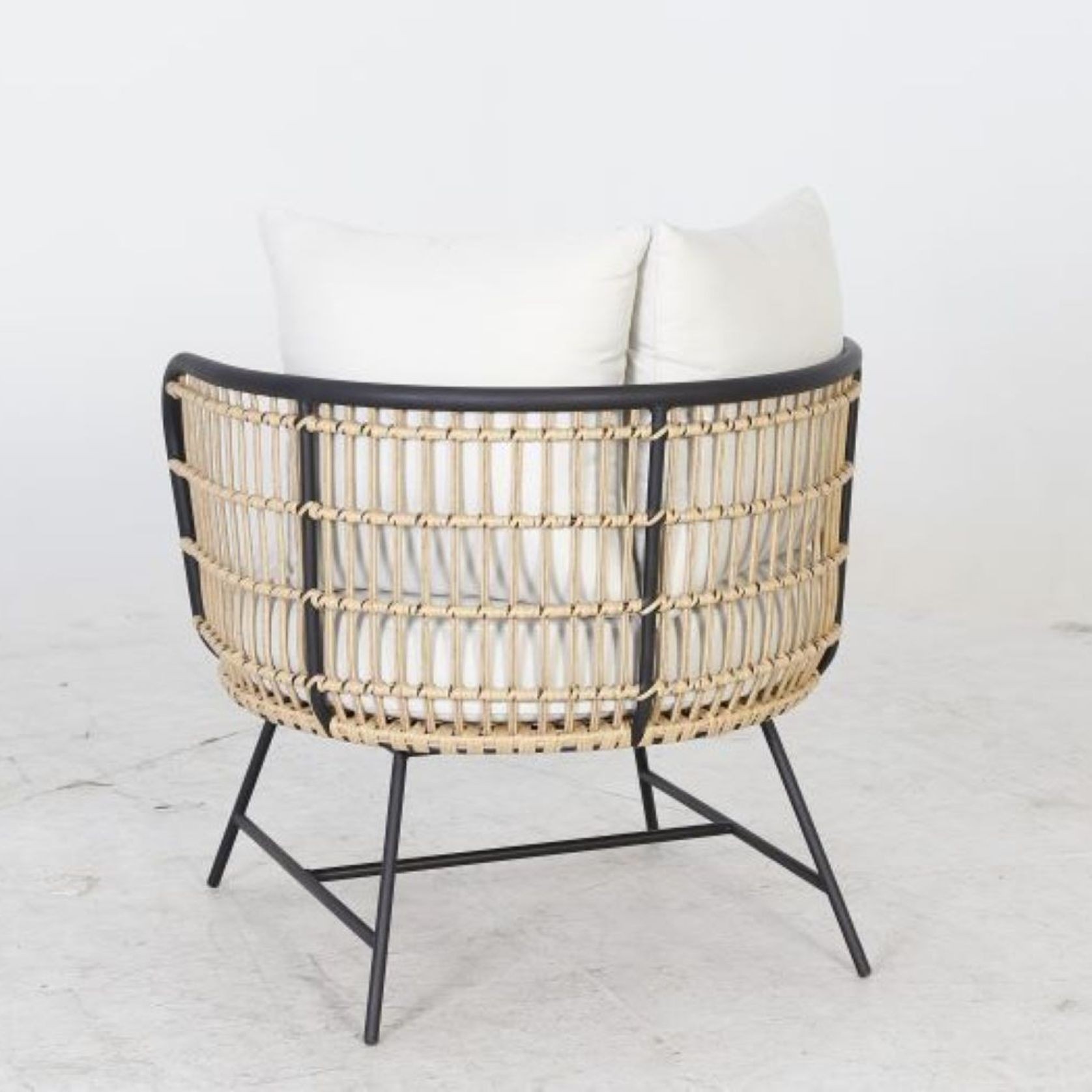 Arden Bamboo Wicker Outdoor Armchair gallery detail image