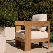 Monterey Outdoor Teak Lounge Chair gallery detail image