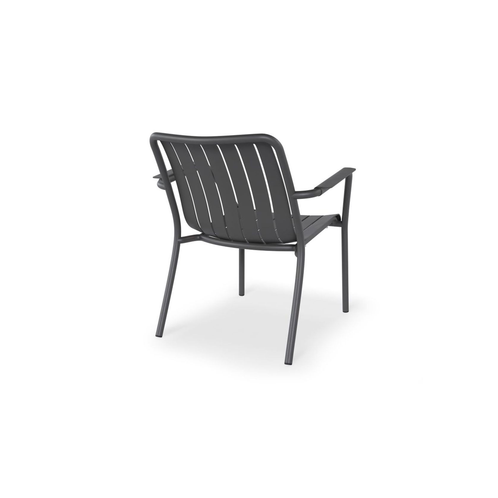 Roku Outdoor Lounge Chair in Matt Charcoal gallery detail image