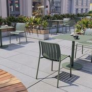 Roku Outdoor Dining Chair in Matt Eucalyptus Green gallery detail image