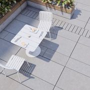 Roku Outdoor Dining Chair in Matt White gallery detail image