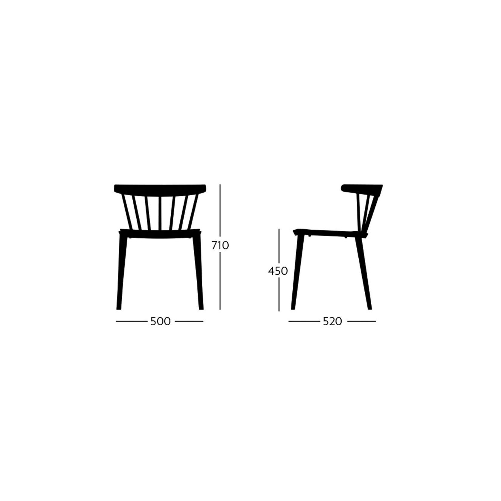 Saloon Chair - Black gallery detail image