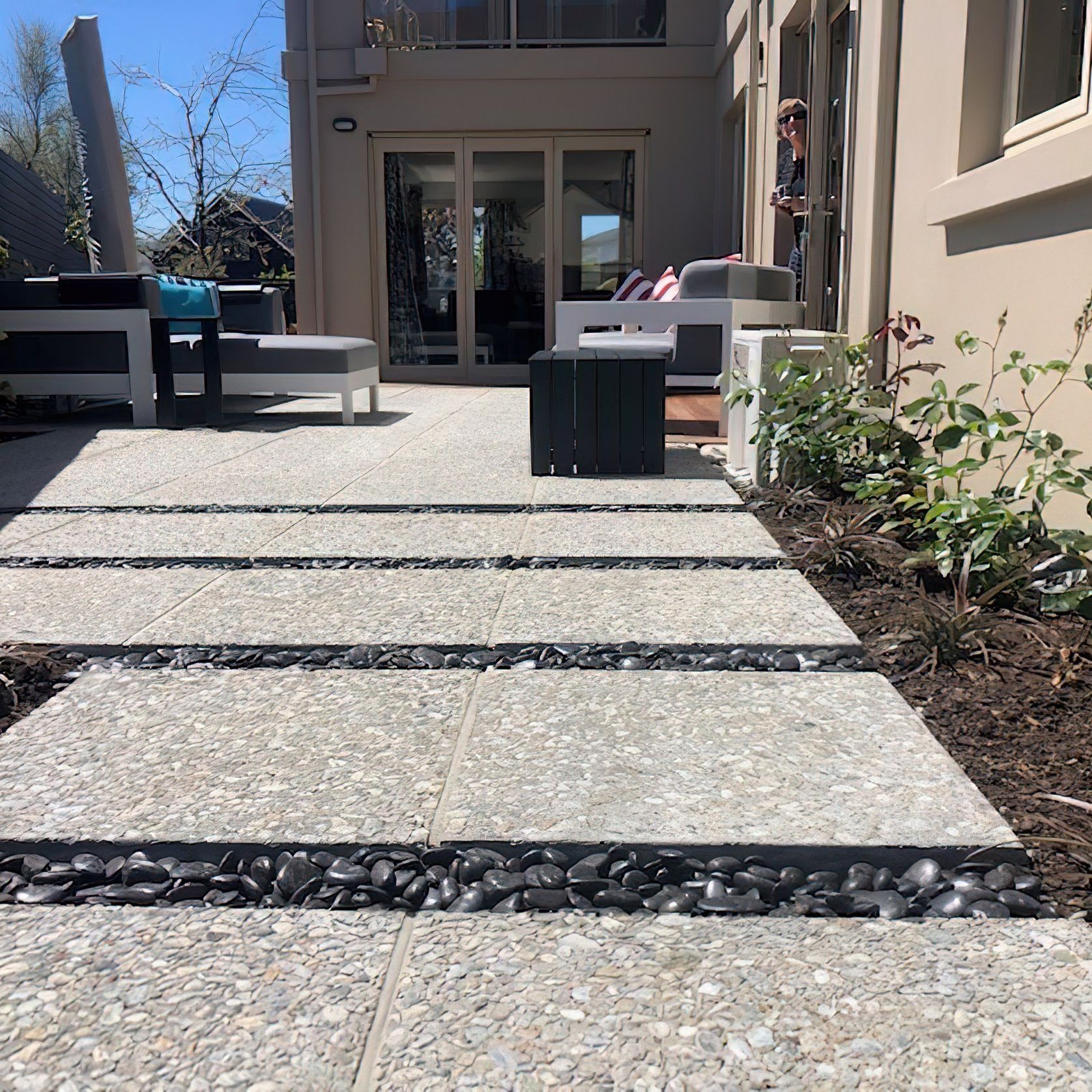 Exposed Aggregate Concrete Pavers ArchiPro NZ
