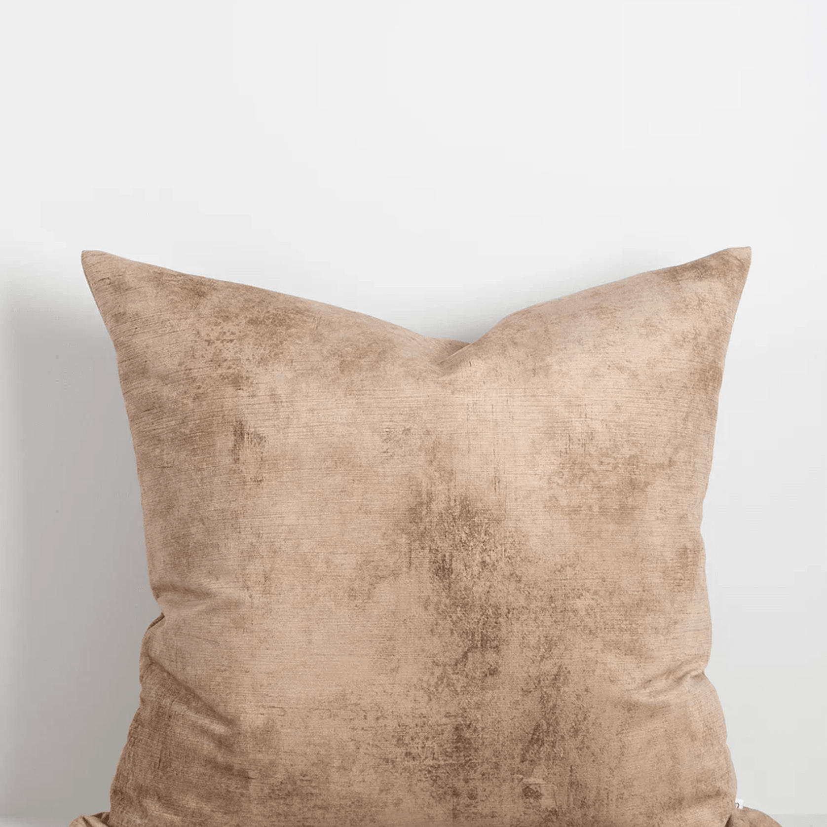 Baya Theo Velvet Cushion - Honey | Large 60 x 60cm gallery detail image