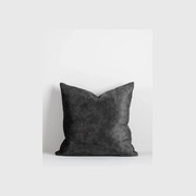 Baya Aster Cushion - Charcoal | 55 x 55cm gallery detail image