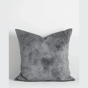 Baya Theo Velvet Cushion - Smoke | Large 60 x 60cm gallery detail image