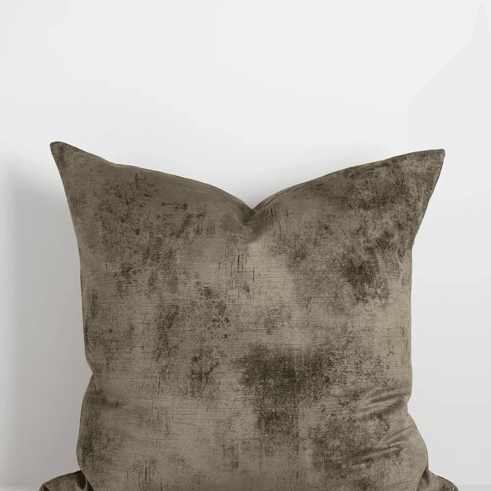 Baya Theo Velvet Cushion - Clover | Large 60 x 60cm gallery detail image