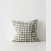 Weave Home Giovanni Cushion - Mist | Bouclé Houndstooth gallery detail image