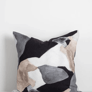 Baya Aalto Cushion - Mist | Abstract Print | 55 x 55cm gallery detail image