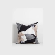 Baya Aalto Cushion - Mist | Abstract Print | 55 x 55cm gallery detail image