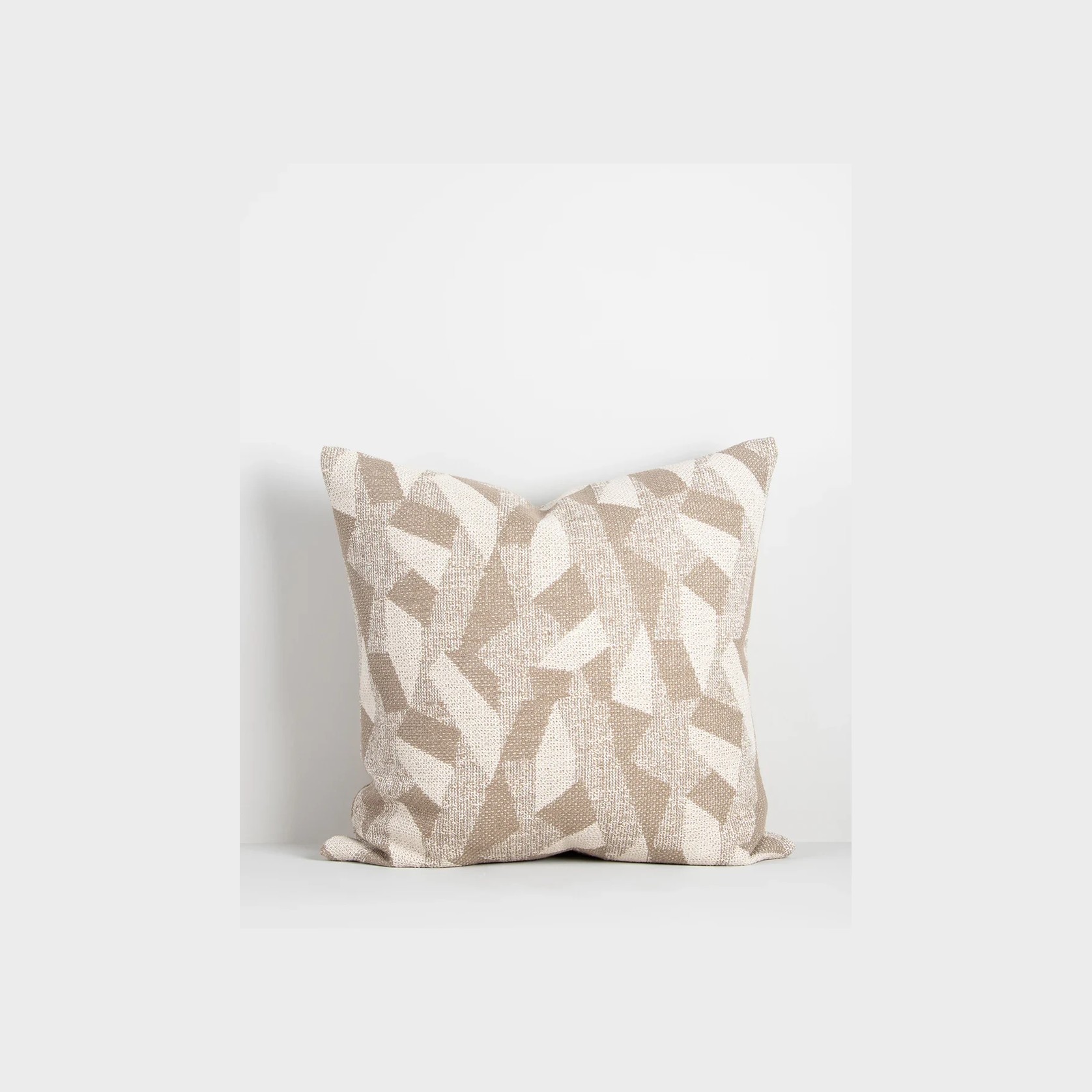 Baya Oscari Cushion - Natural | Woven Abstract Design gallery detail image