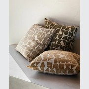 Baya Miller Cushion - Mushroom | Geometric Pattern gallery detail image