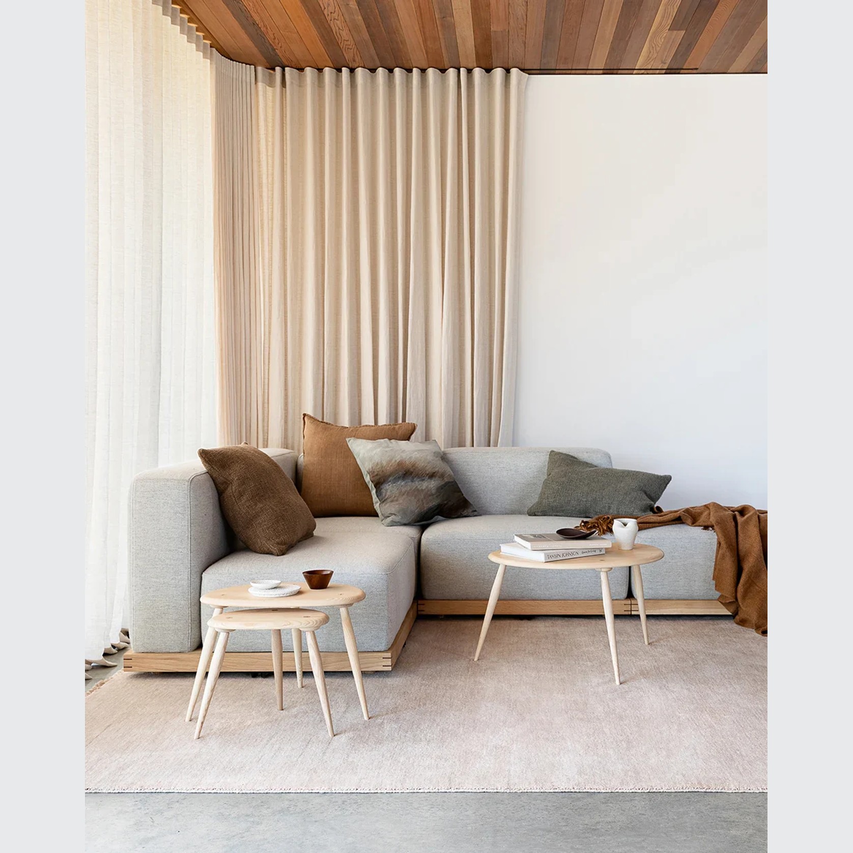Baya Cyprian Cushion - Cocoa | Square - Two Sizes gallery detail image