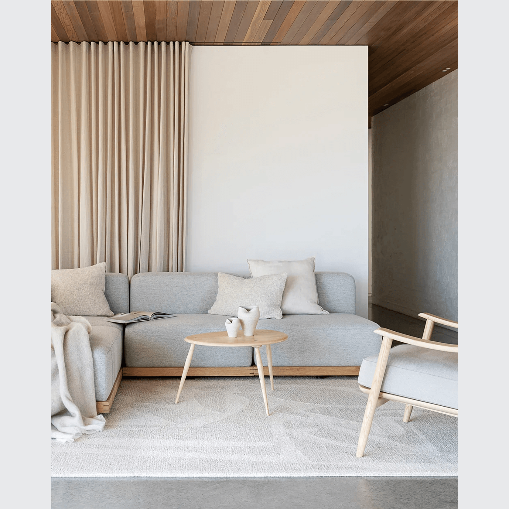 Baya Cyprian Cushion - Oatmeal | Lumbar 40 x 60cm gallery detail image