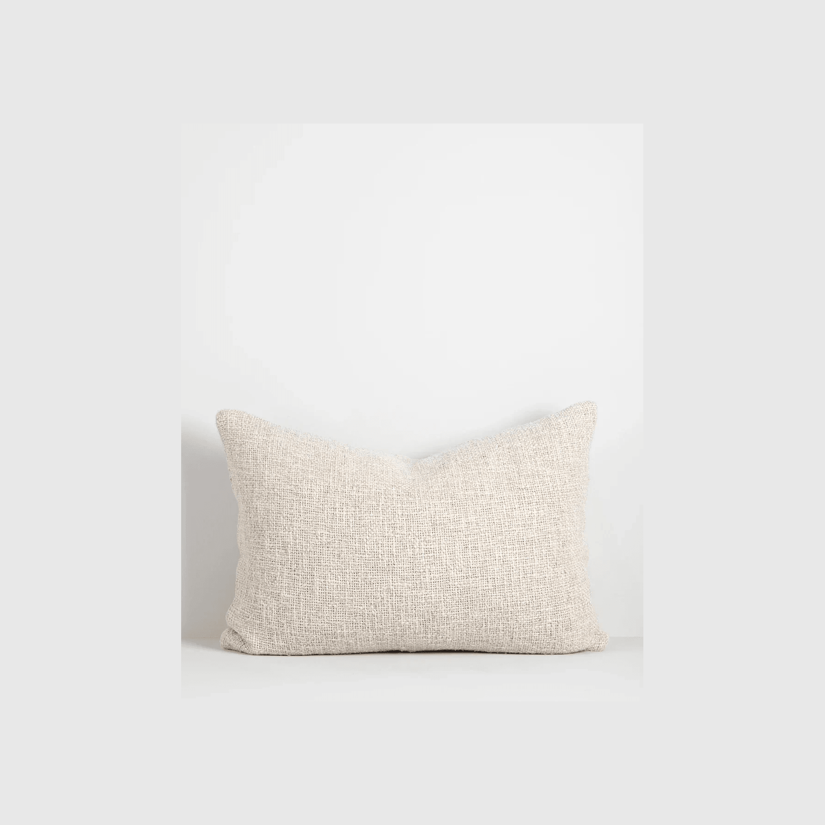 Baya Cyprian Cushion - Oatmeal | Lumbar 40 x 60cm gallery detail image