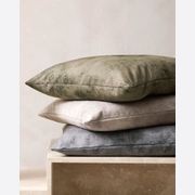 Baya Theo Velvet Cushion - Clover | Large 60 x 60cm gallery detail image