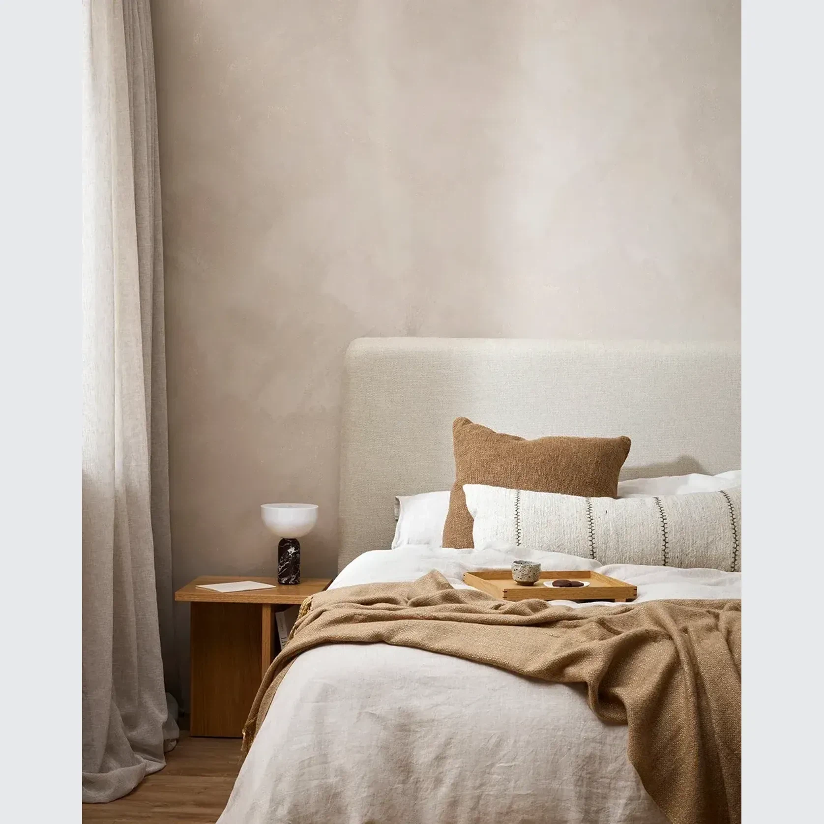 Baya Cyprian Cushion - Cocoa | Square - Two Sizes gallery detail image