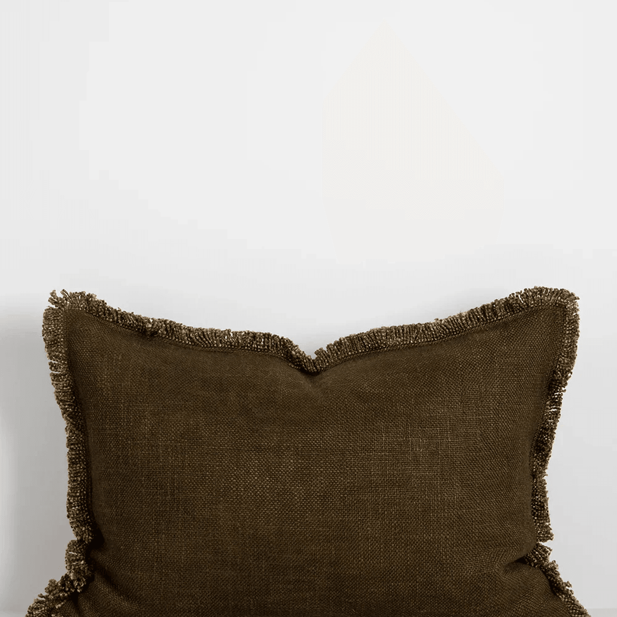 Baya Dover Cushion Leaf Lumbar with Fringe ArchiPro NZ
