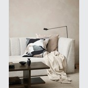 Baya Aalto Cushion - Mist | Abstract Print | 55 x 55cm gallery detail image