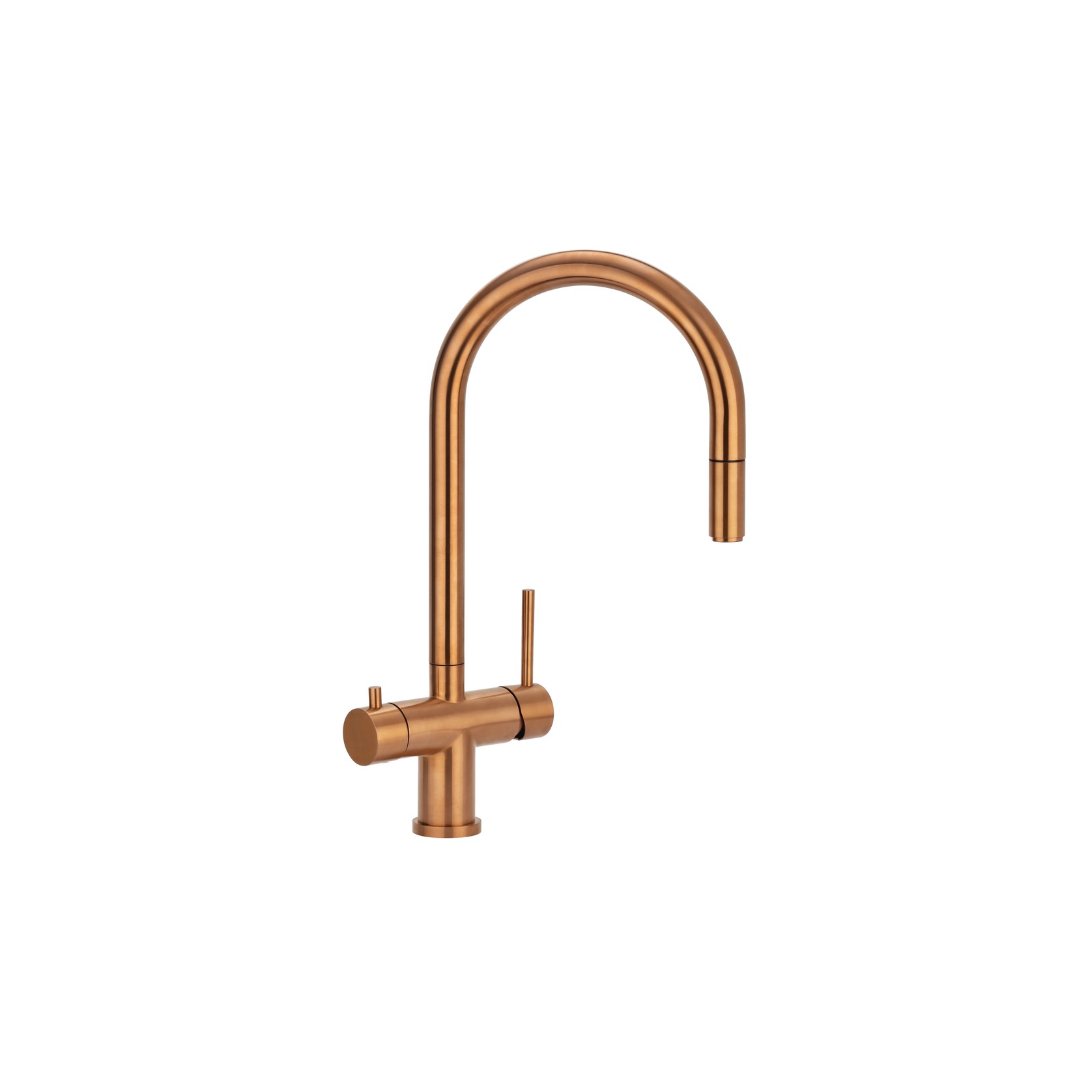 Elysian Commercial Pull-Out Filter Tap | Brushed Copper gallery detail image