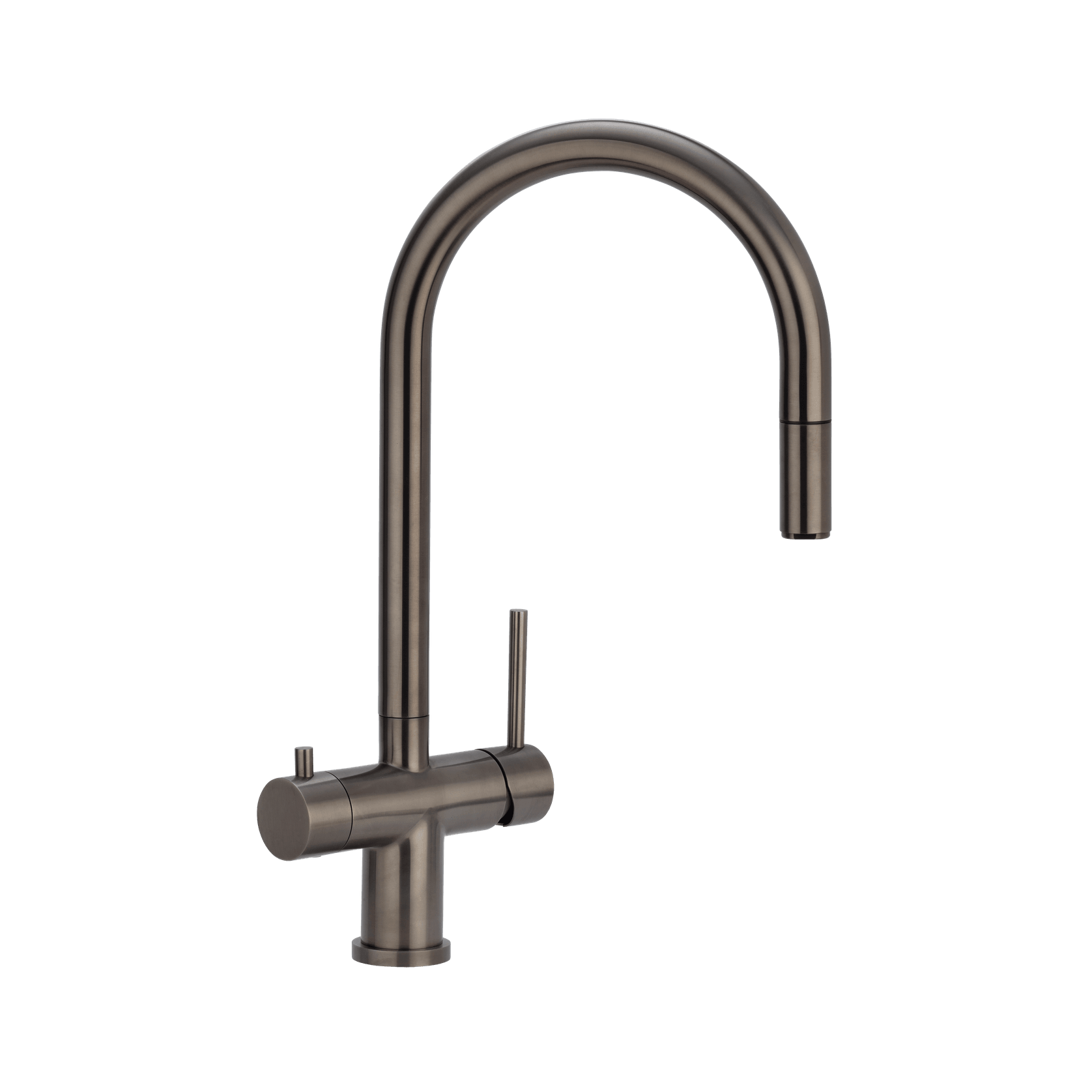 Elysian Commercial Pull-Out Filter Tap | Gunmetal gallery detail image