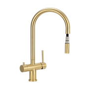 Elysian Commercial Pull-Out Filter Tap | Brushed Brass gallery detail image