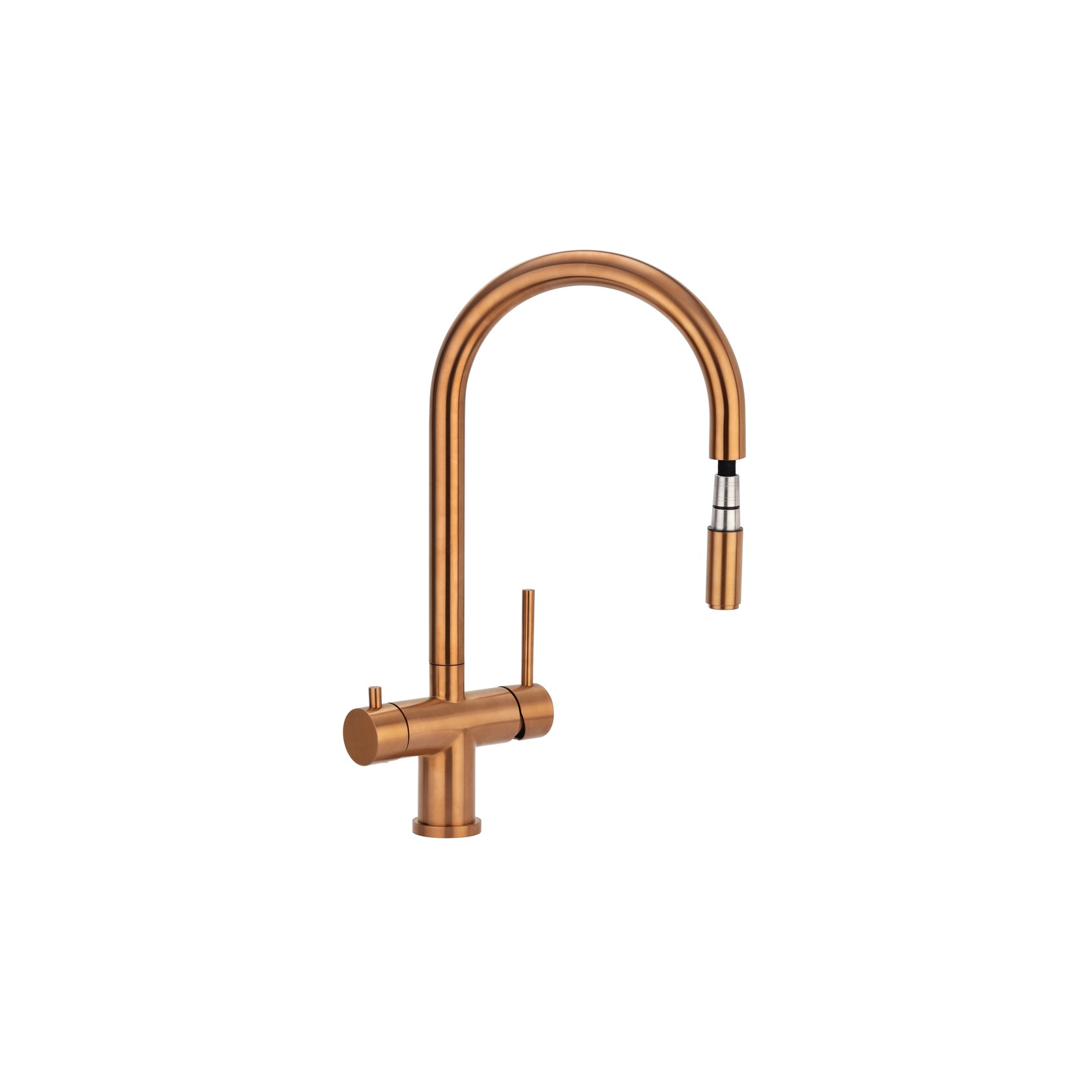 Elysian Commercial Pull-Out Filter Tap | Brushed Copper gallery detail image