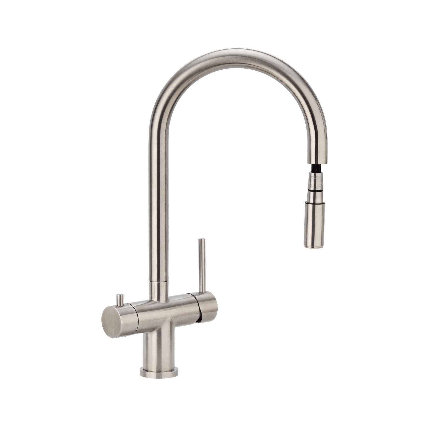 Elysian Commercial Pull-Out Filter Tap Stainless Steel gallery detail image
