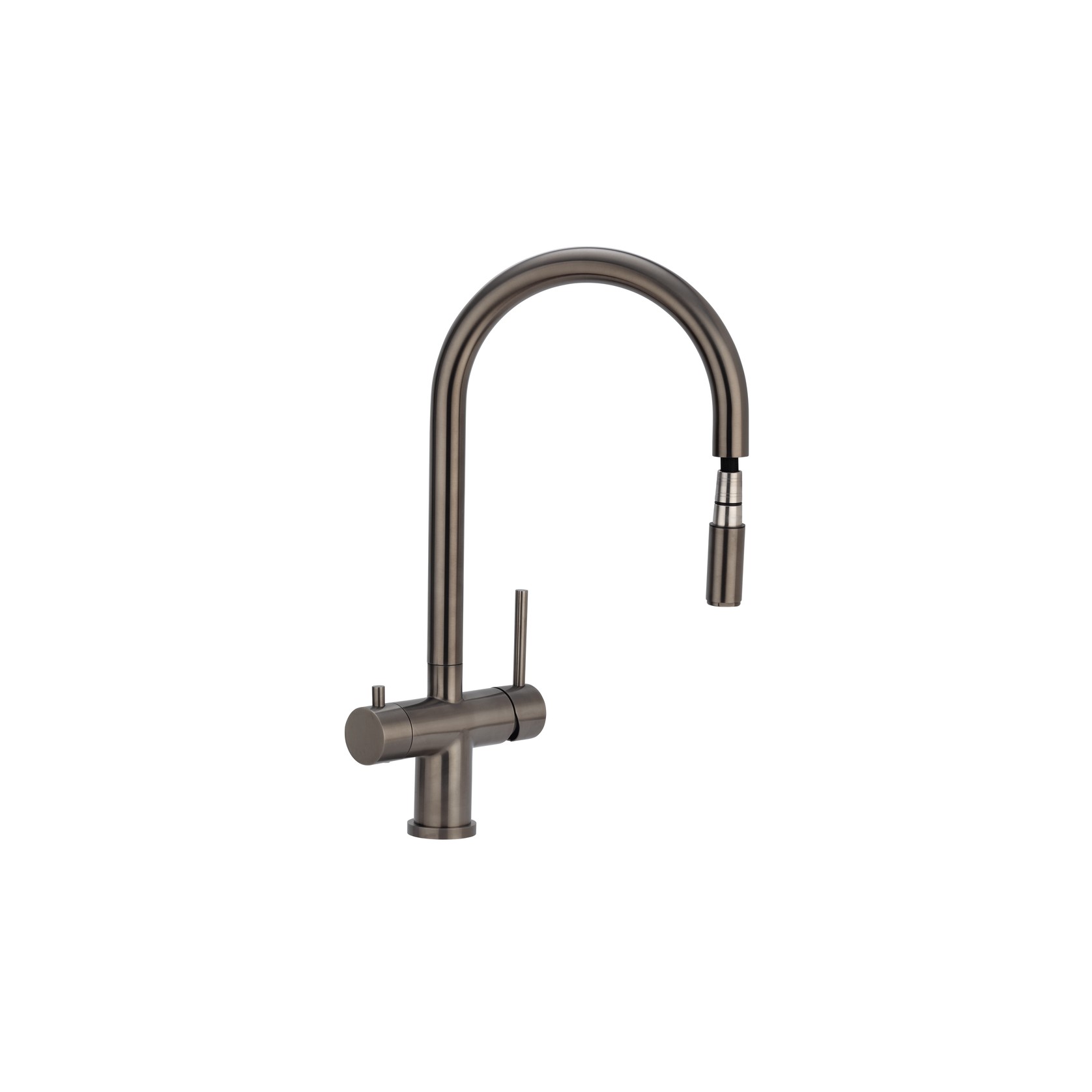 Elysian Commercial Pull-Out Filter Tap | Gunmetal gallery detail image