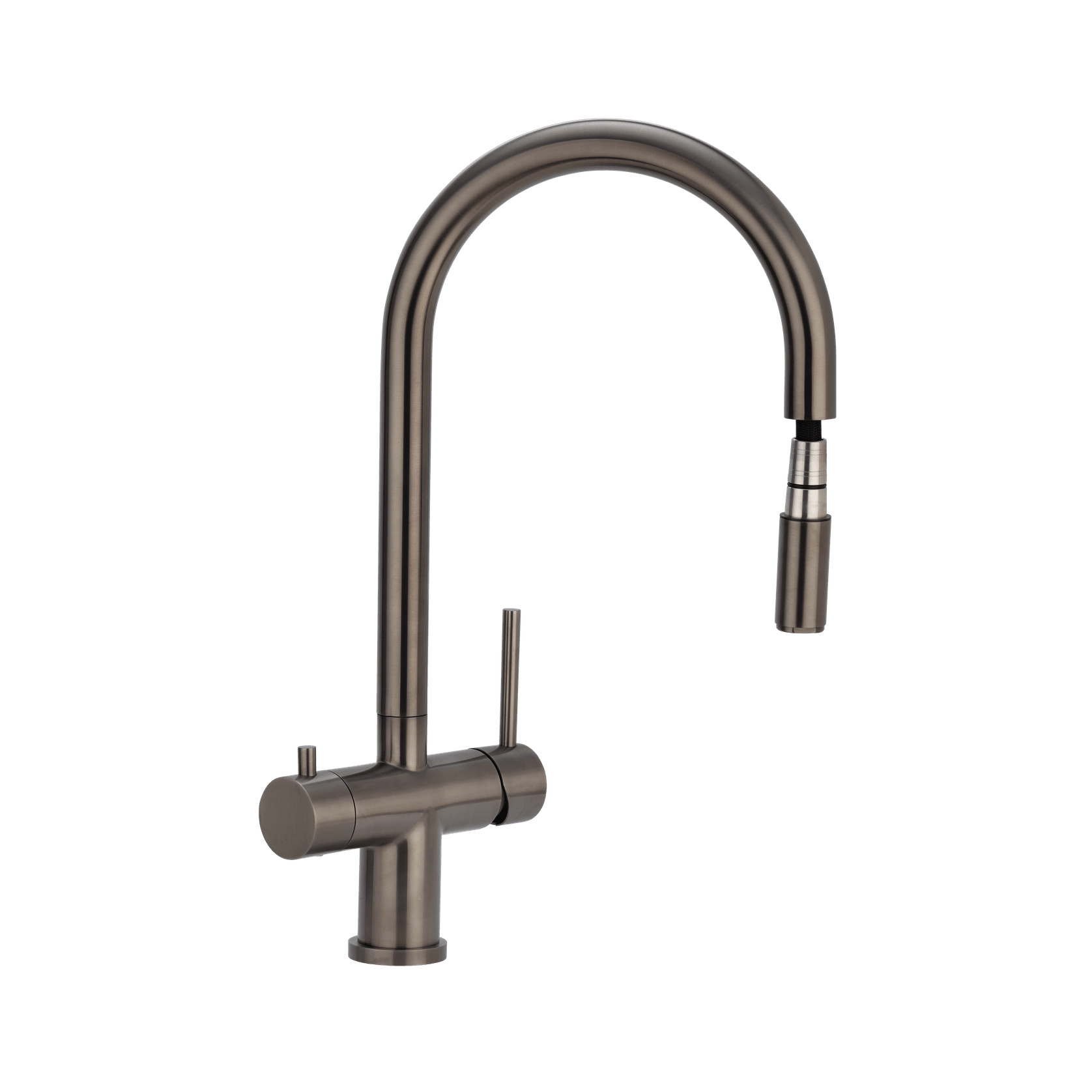 Elysian Commercial Pull-Out Filter Tap | Gunmetal gallery detail image