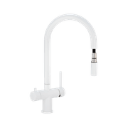 Elysian Commercial Pull-Out Filter Tap | White gallery detail image