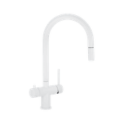 Elysian Commercial Pull-Out Filter Tap | White gallery detail image