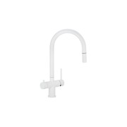 Elysian Commercial Pull-Out Filter Tap | White gallery detail image
