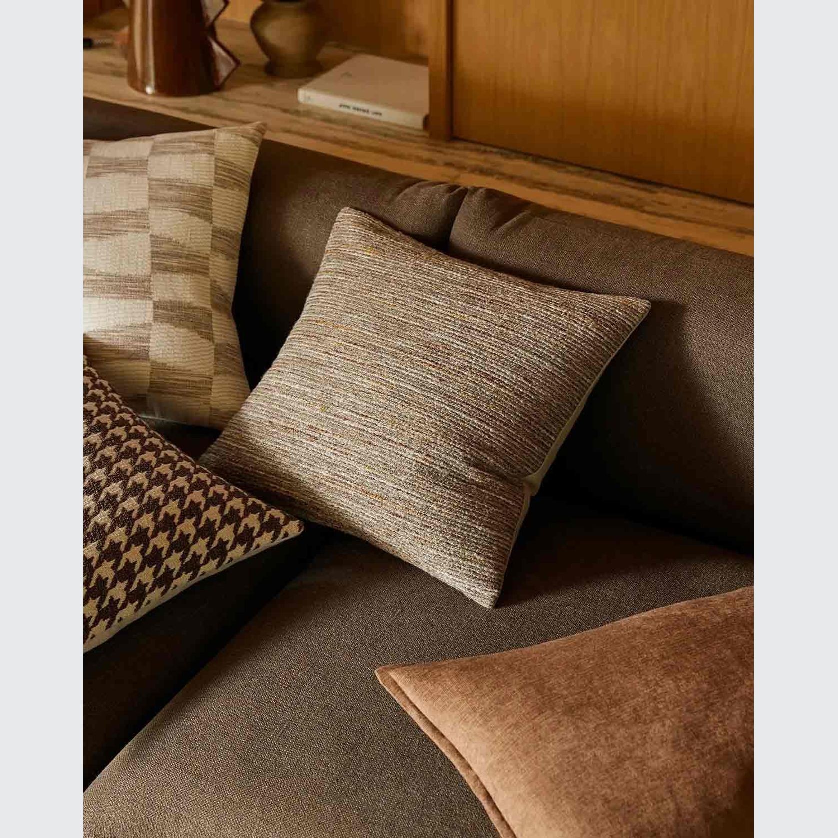 Weave Home Fiore Cushion - Toffee | Square and Lumbar gallery detail image