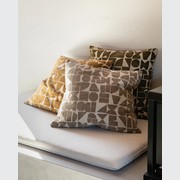 Baya Miller Cushion - Olive | Geometric Pattern gallery detail image