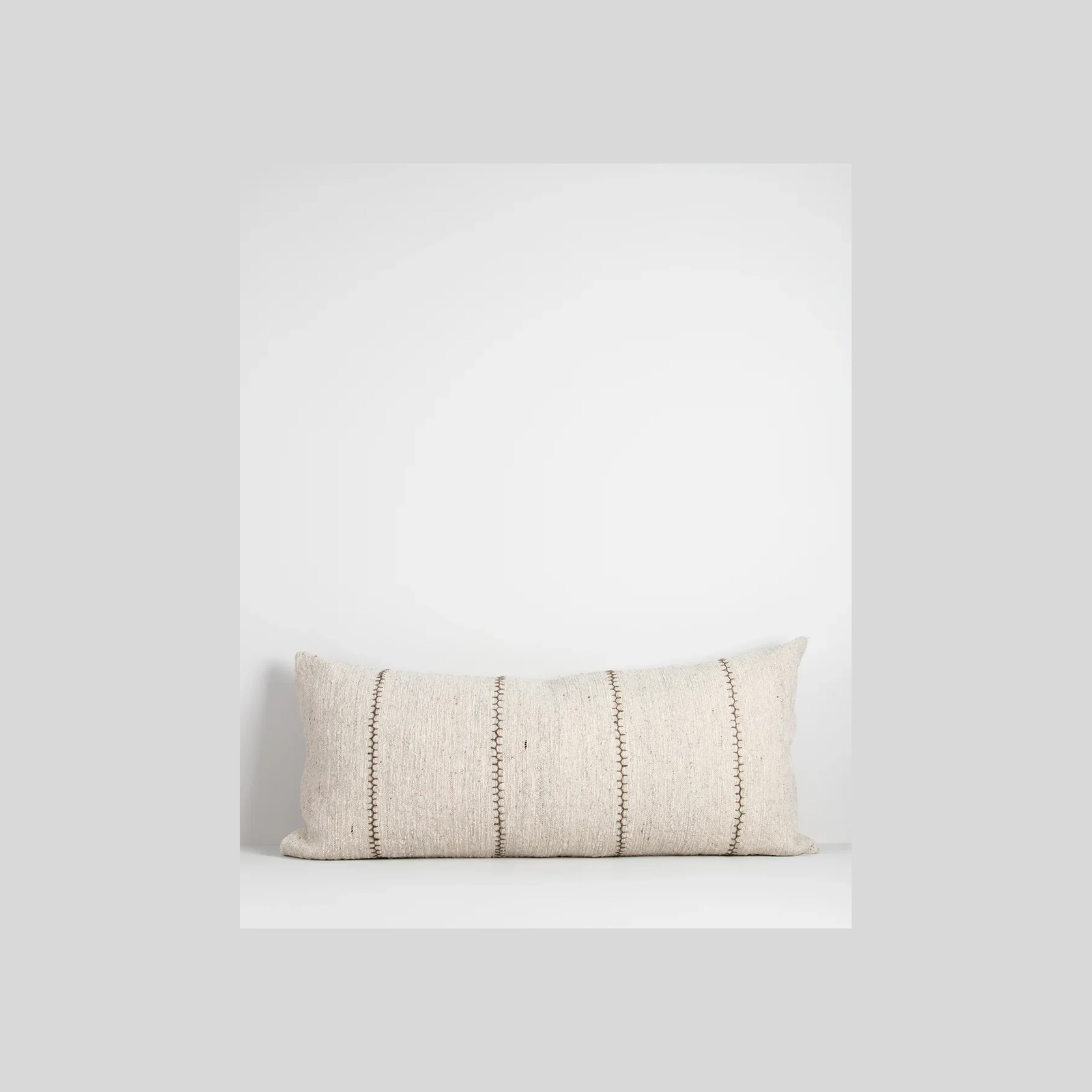 Baya Kalahari Cushion - Ecru | Long Lumbar Shape gallery detail image