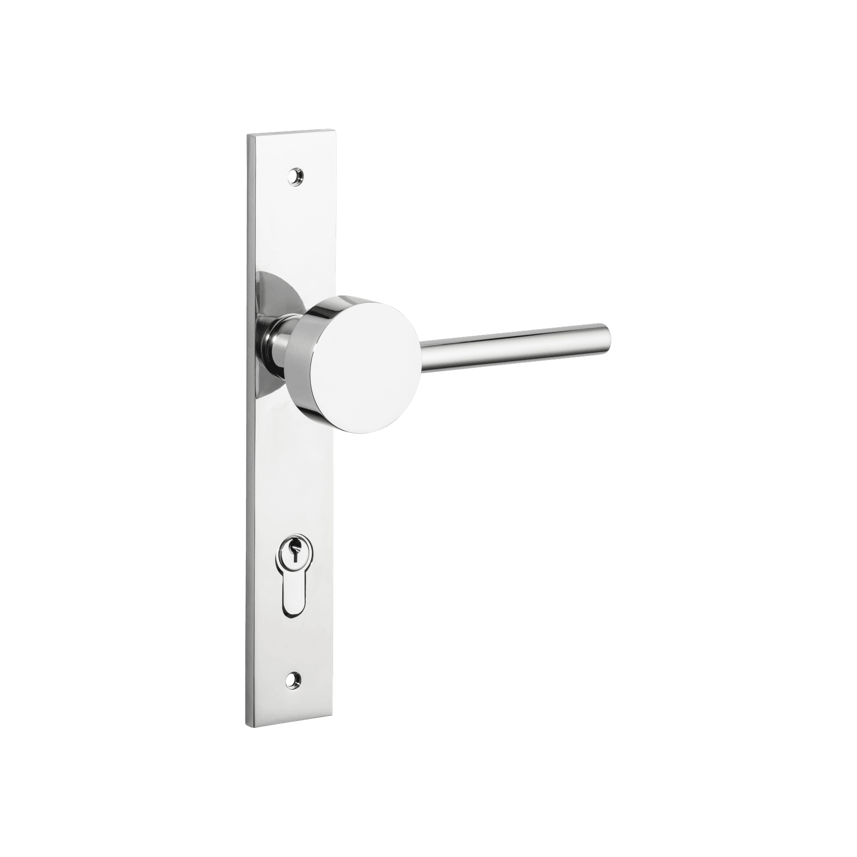 Geppetto Door Lever - Rectangular Backplate gallery detail image