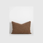 Baya Cyprian Cushion - Cocoa | Lumbar 40 x 60cm gallery detail image