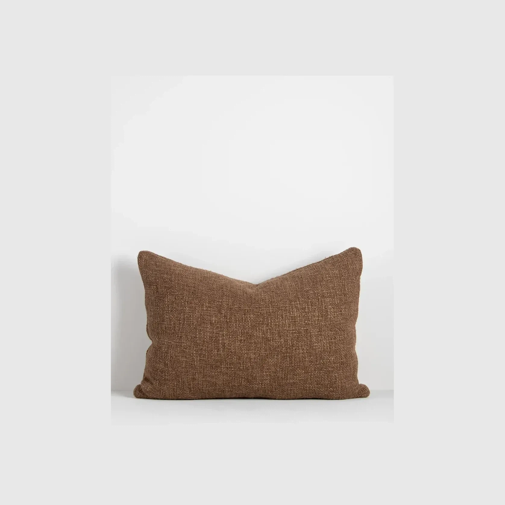 Baya Cyprian Cushion - Cocoa | Lumbar 40 x 60cm gallery detail image