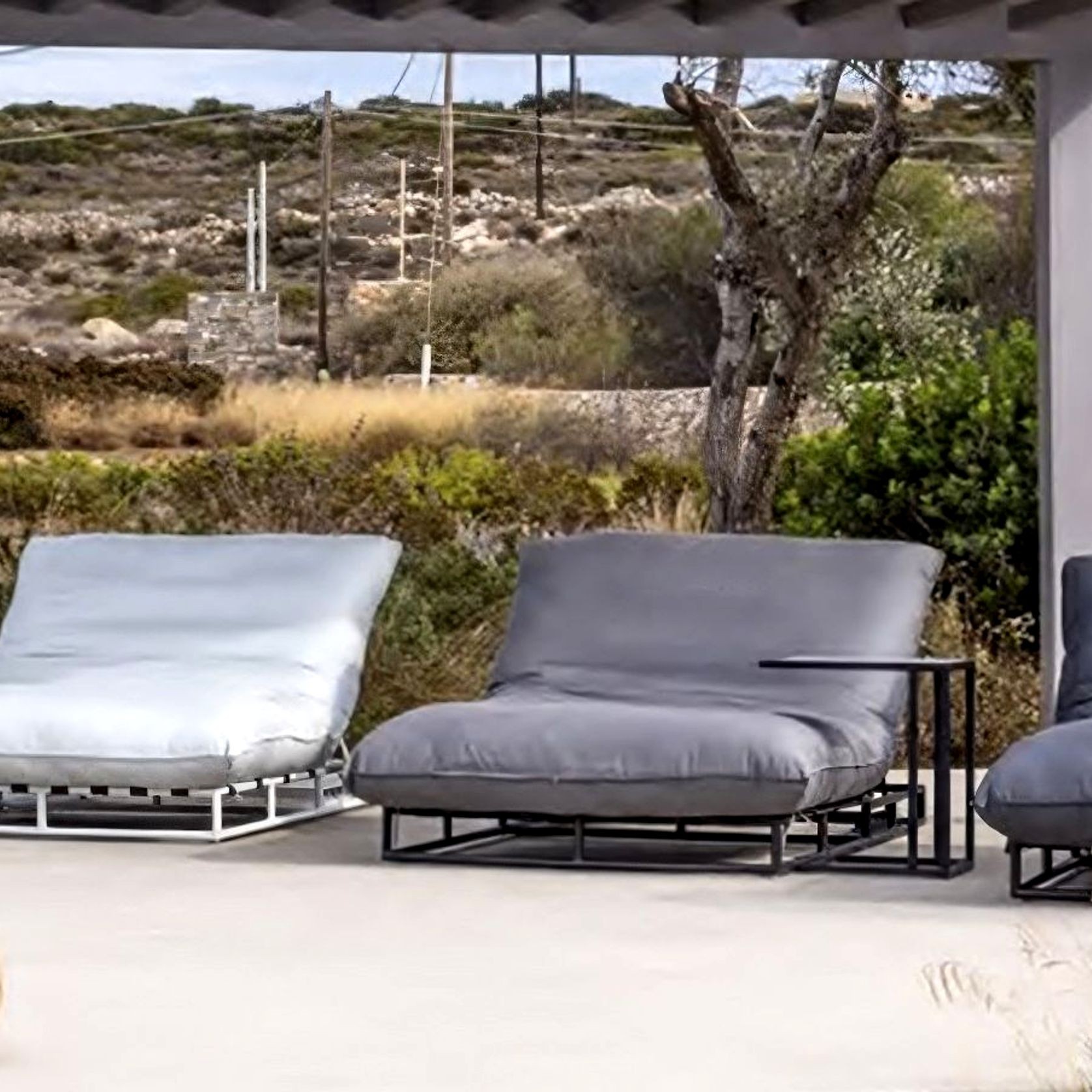 Papamoa Sooty Outdoor Daybed gallery detail image