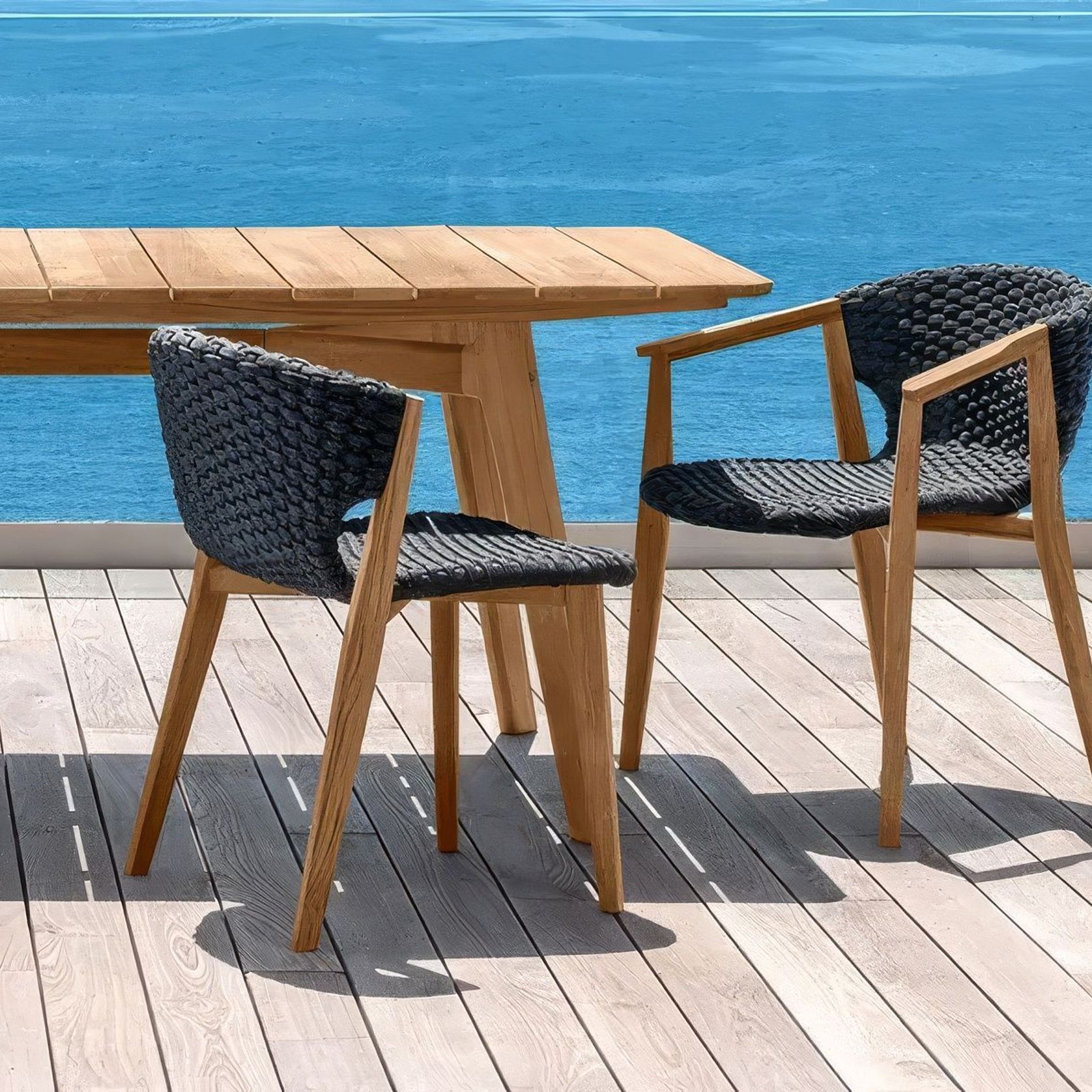ETHIMO KNIT Dining Chair gallery detail image